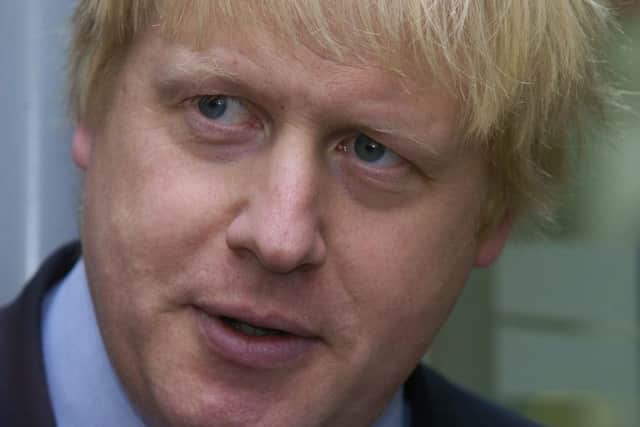 Date:26th April 2010.Boris Johnson, Mayor of London, visiting Leeds, at The Light, supporting the conservative party election campaign.