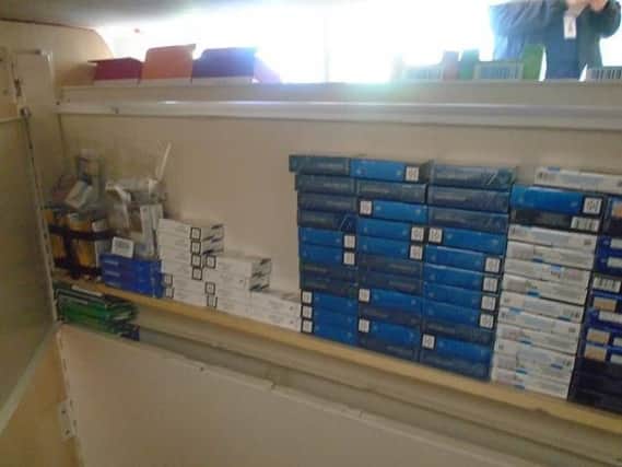 Lincolnshire Trading Standards issued this photo of the illegal cigarettes.