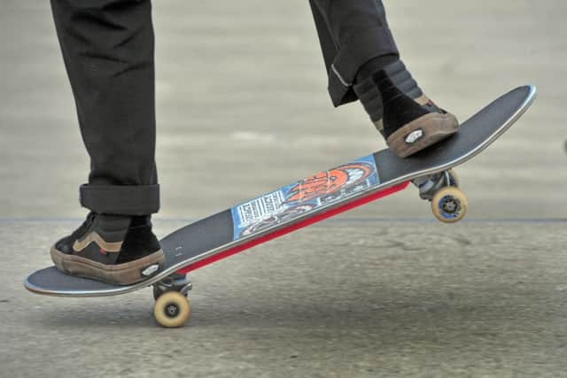 Take part in skateboarding session. Picture Tony Johnson.