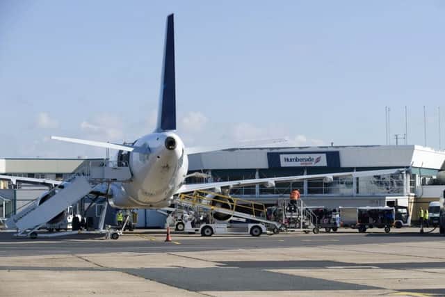 Hunberside Airport. Picture: Sean Spencer/Hull News & Pictures Ltd