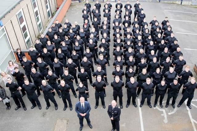 Officer figures increase