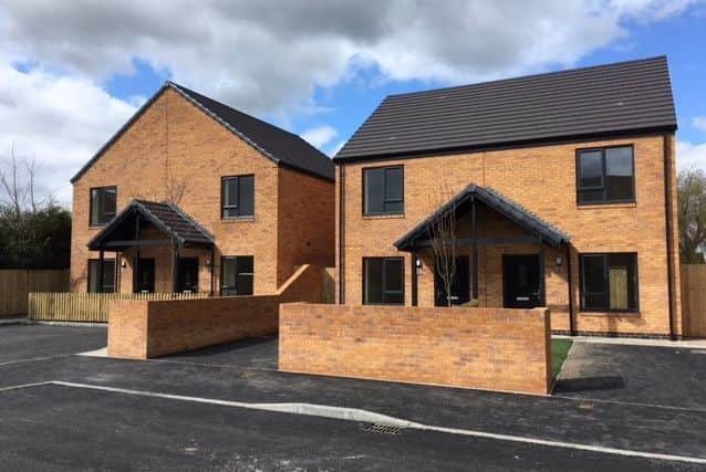 The new affordable homes in Belton