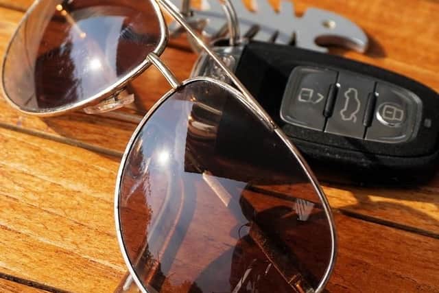 It is illegal to use one type of sunglasses while driving.