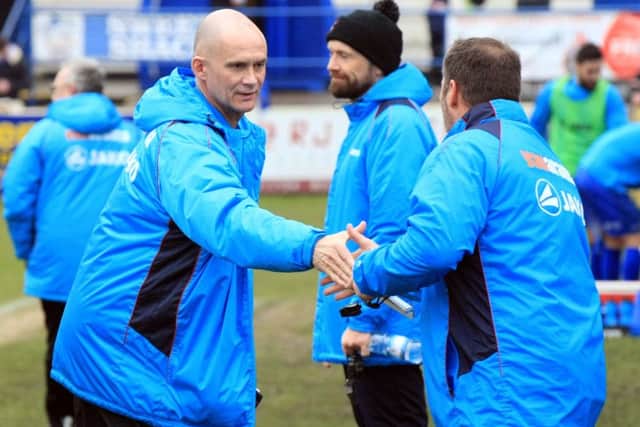 Gainsborough Trinity manager Lee Sinnott. Picture: Chris Etchells