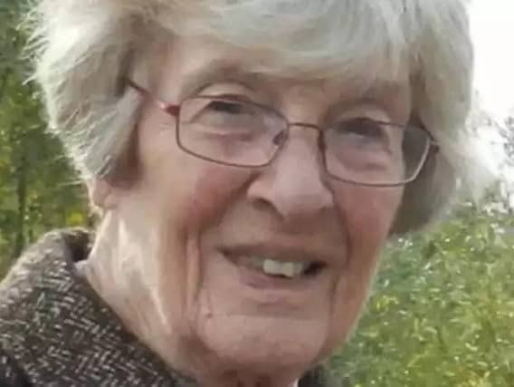 Hilda Moore, 95, suffered a massive internal brain haemorrhage after being hit by a wave from traffic driving through a flooded street.