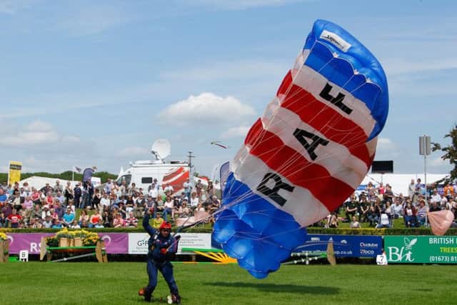 The RAF Falcons will provide an exciting parachute display at both days of this years Lincolnshire Show.
