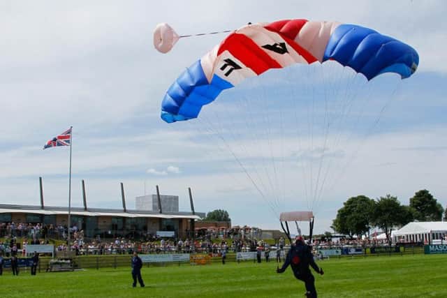The RAF Falcons in action.