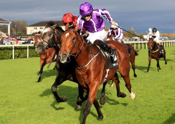 Saxon Warrior just edges out Roaring Lion at Doncaster in the Racing Post Trophy last October. Now the duo are set to lock horns again in the Investec Derby at Epsom on Saturday.