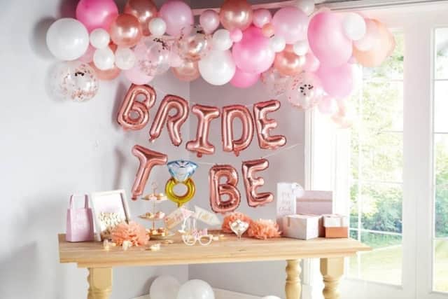The budget-friendly bridal range includes party items from just 99p (Photo: Aldi)