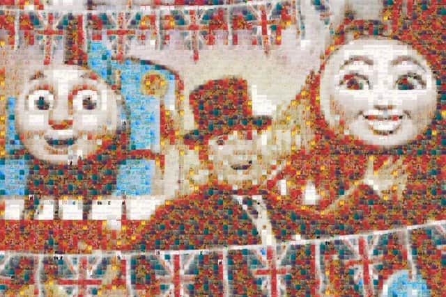 Their relationships have been immortalised in the style of Thomas and Friends by illustrator Daniel Crisp, who usually draws pictures for the books that accompany the series, to be included in the artwork.