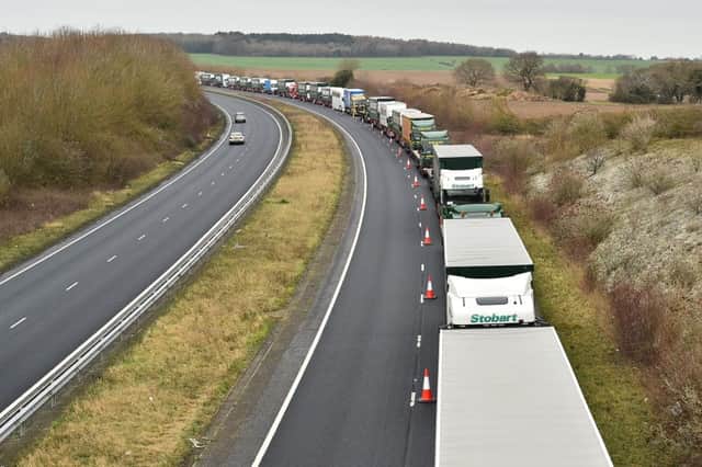 Lorry drivers will need a permit to enter into Kent (Photo: GLYN KIRK/AFP via Getty Images)