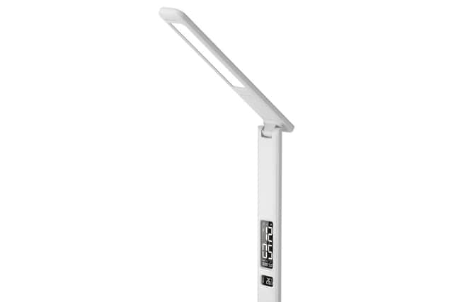 GROOV-E Ares LED Desk Lamp with Wireless Charging Pad & Clock