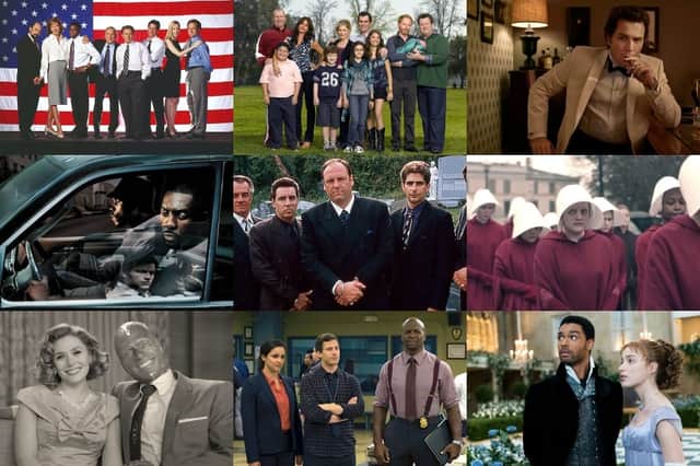 There's a wealth of brilliant TV to catch up on from the comfort of your sofa, from classics of yesteryear to modern day Marvel(s) (Photos: Disney/BBC/Netflix)