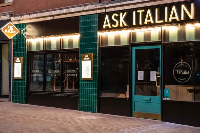 ASK Italian plans to open 41 of its 65 UK branches for outdoor dining on 12 April (Photo: Shutterstock)