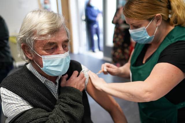 Analysis from Public Health England has revealed that both the Pfizer/BioNTech and the Oxford/AstraZeneca vaccines are highly effective in reducing Covid-19 infections amongst patients aged 70 and up (Photo: Ian Forsyth/Getty Images)