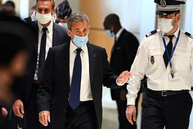 Sarkozy has been sentenced three years in prison, two of which are suspended (Photo: Getty Images)
