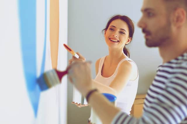 Painting is a simple enough task for first-time DIYers. (Picture: Shutterstock)