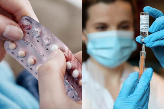 The contraceptive pill is more likely to cause blood clots than the AstraZeneca vaccine (Photo: Shutterstock/Chris Jackson/Getty Images)