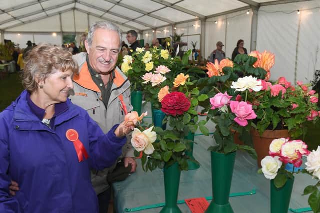 Blooming lovely! Ann and Ron Barnes of Sleaford
