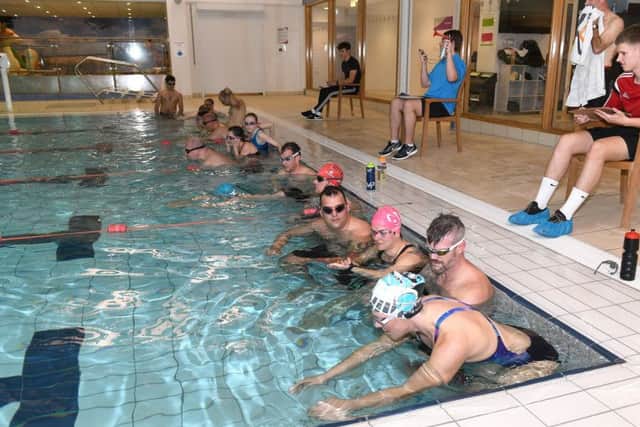 Rotary swimathon at Sleaford Leisure Centre. EMN-171120-125127001