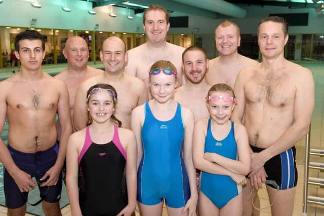 Rotary swimathon at Sleaford Leisure Centre. Pygott and Crone teams. EMN-171120-125340001