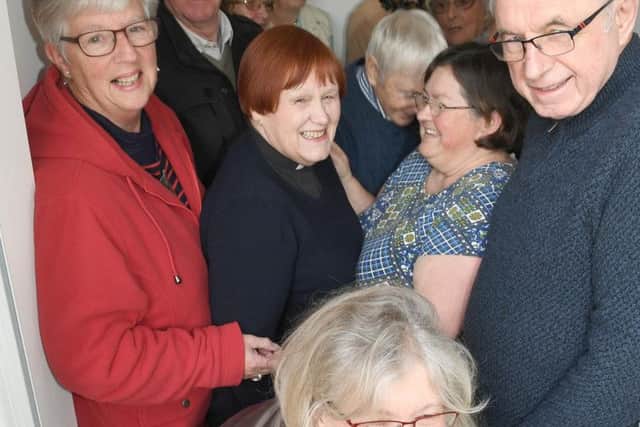 Toilet Sardines at the Toilet Twinning event in Ruskington.