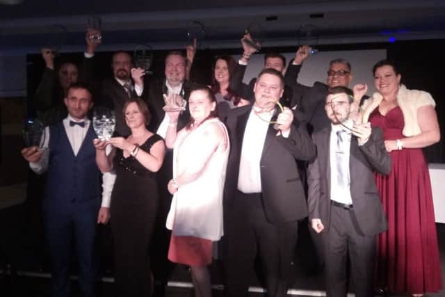 The winners of the Skegness Business Awards 2017. ANL-171125-080114001