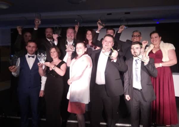 The winners of the Skegness Business Awards 2017. ANL-171125-080114001