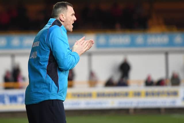 Boston United v Kidderminster Harriers. Photo: David Dawson.