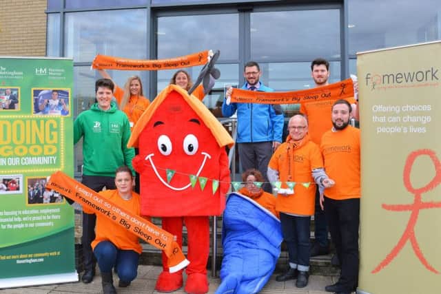 Framwork are preparing for their second annual 'Boston Big Snore' sponsored sleep out.