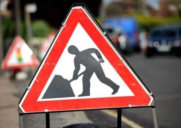 Roadworks take place on the A1084 this week