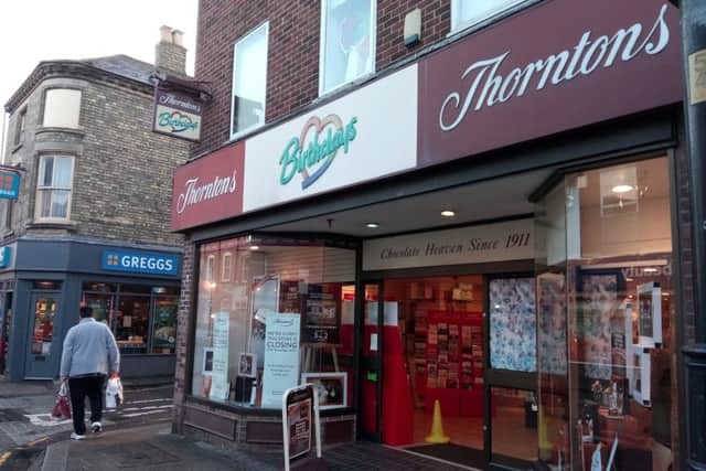 The Thornton's Outlet store in Sleaford's Southgate - due to close on December 27. EMN-171129-182701001
