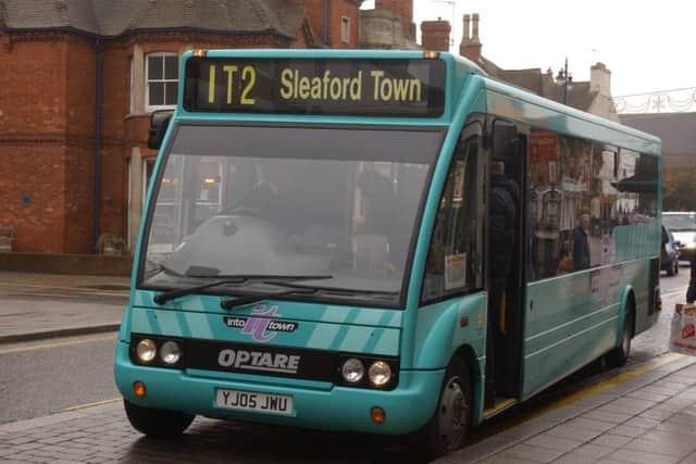 Sleaford's Into Town bus service routes to be cut. EMN-171130-103021001