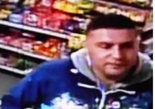Police are trying to find this man who may be able to help with their enquiries, following a fraud offence in Louth.