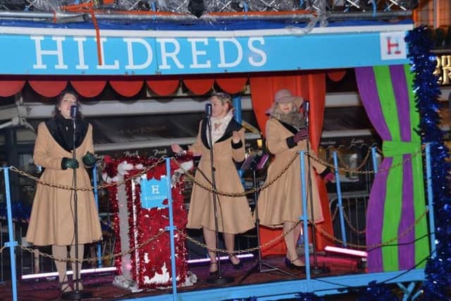 Skegness Christmas Lights parade and switch-on at the Hildreds Centre, Skegness. Photo: Barry Robinson ANL-170112-092927001