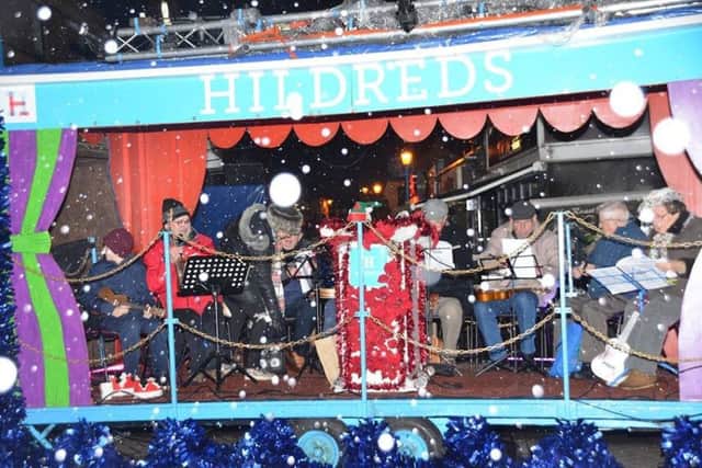 Skegness Christmas Lights parade and switch-on at the Hildreds Centre, Skegness. Photo: Barry Robinson ANL-170112-092742001
