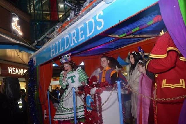 Skegness Christmas Lights parade and switch-on at the Hildreds Centre, Skegness. Photo: Barry Robinson ANL-170112-092916001