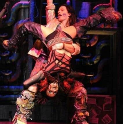 Josh Wilmott (back) in We Will Rock You. EMN-170112-122404001