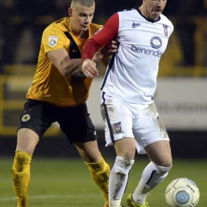 National League North Boston Utd v York City Picture: Sarah Washbourn/www.yellowbellyphotos.com