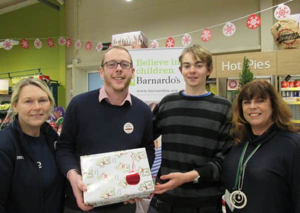Sleaford branch of national supermarket chain Tesco is supporting Barnardos Lincolnshire Leaving Care Service with this years Christmas gift collection EMN-170512-124126001