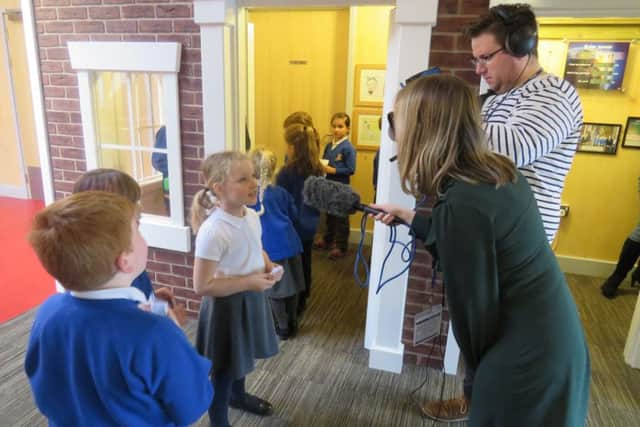 The Inside Out production team at Kirton Primary School.