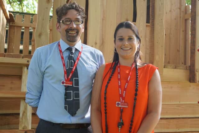 Enjoying their co-headship role are Ben Murray and Lucy Dabb. EMN-171212-110216001