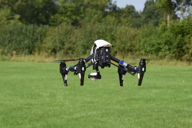 Lincolnshire Police drone in action. EMN-170512-161711001