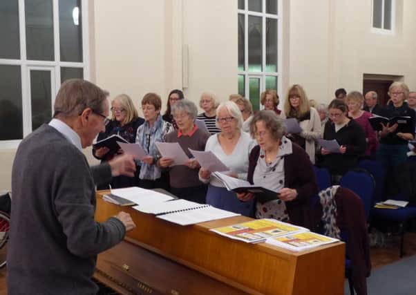 Sleaford Choral Society will be entertaining audiences. EMN-171212-095209001