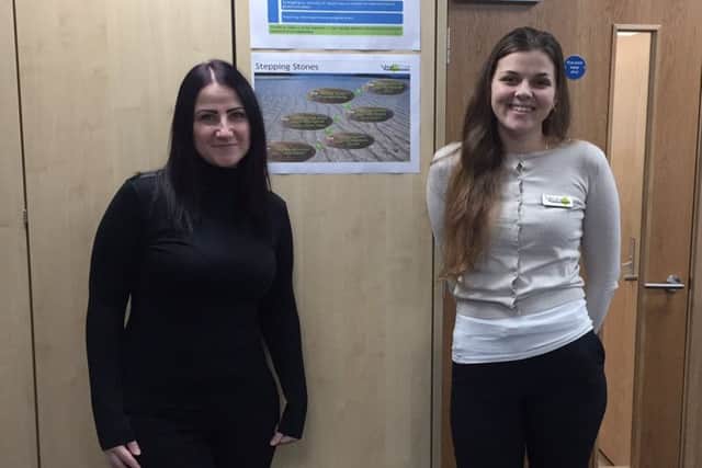 Pictured at Vital Recruitments Boston office Jurgita Ziaunyte (left) and Madalina Rusu.