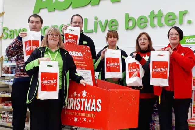 Pictured (from left) Asda Boston colleagues David Hewitt, Kim Northwood-Smith, Malcolm Wood, Denise Humphries, Sandra Fletcher, and Stacy Parker.
