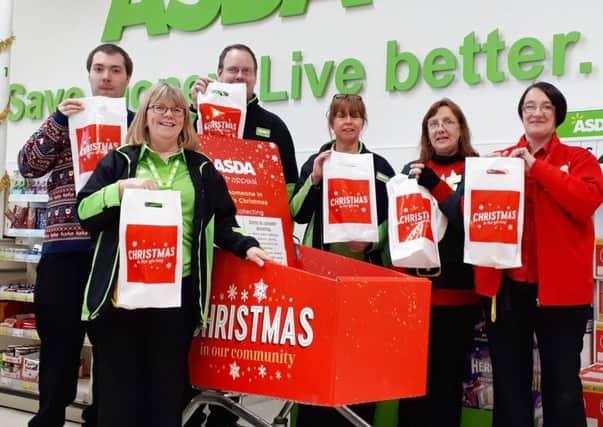 Pictured (from left) Asda Boston colleagues David Hewitt, Kim Northwood-Smith, Malcolm Wood, Denise Humphries, Sandra Fletcher, and Stacy Parker.