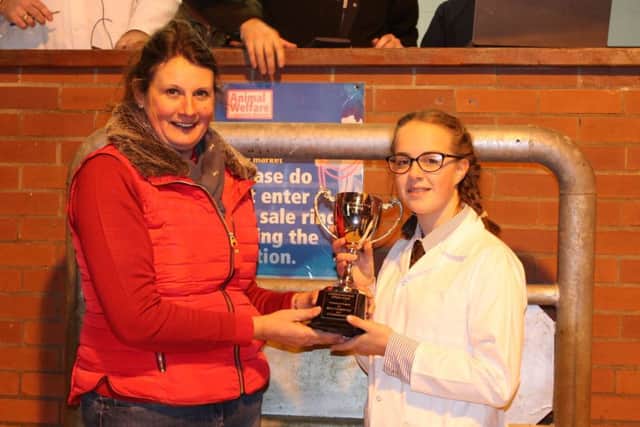 Best Presentation and Young Handler went to Shannon Graves (left) presented by Emma Billings.