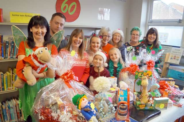Staff and helpers at the Macmillan fundraiser EMN-170912-180348001