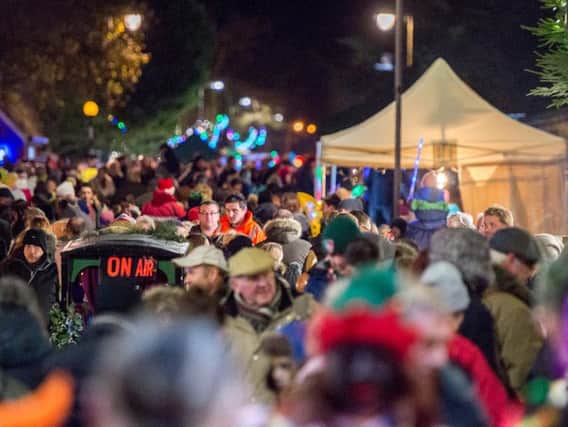 Thousands of people attended the Woodhall Spa Christmas Market